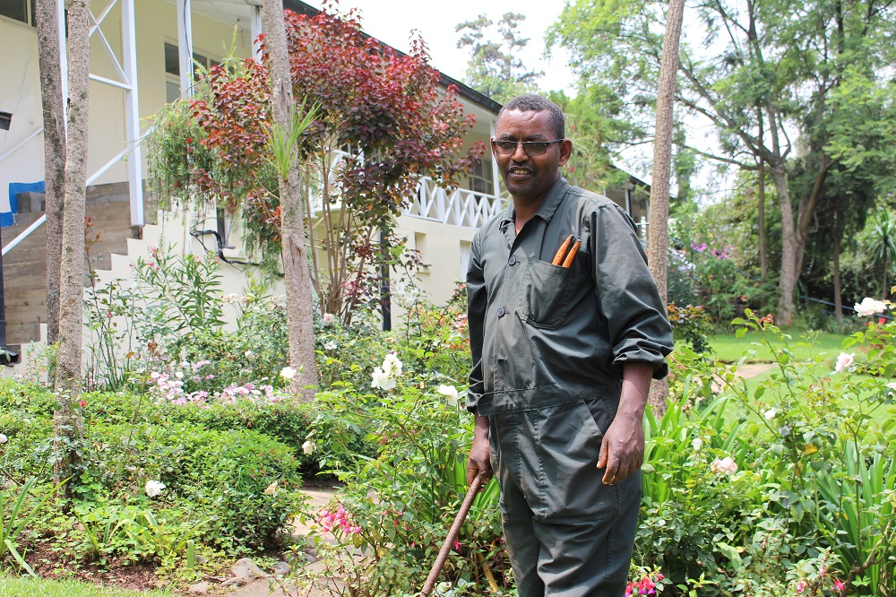 Kassahun Solomon - der Mann hinter dem schönen Garten