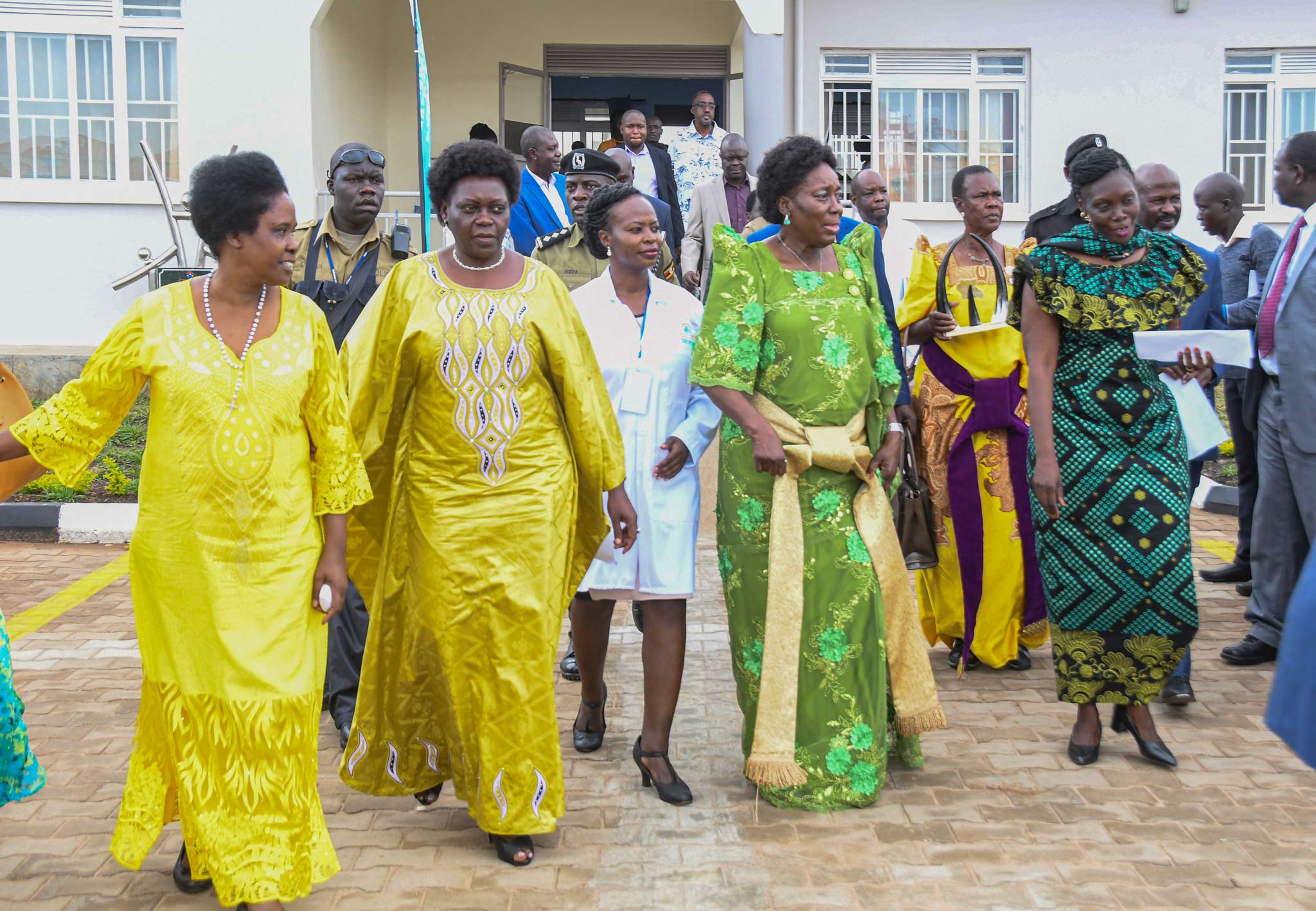 Präsidentin des ugandischen Parlaments, Rebecca A. Kadanga bei der Eröffnungsfeier des Fistula Hospitals