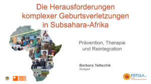 SWDGU-Kongress, Vortrag Dr. Barbara Teltschik für Fistula e.V.